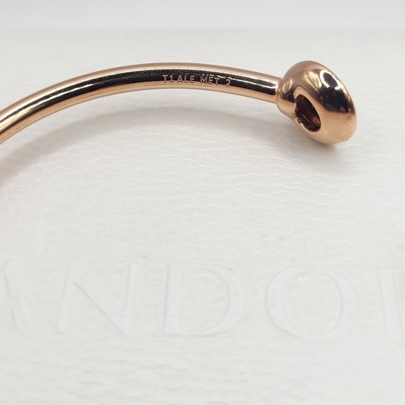 Authentic Pandora Rose Open Bangle Bracelet - Picture 3 of 4